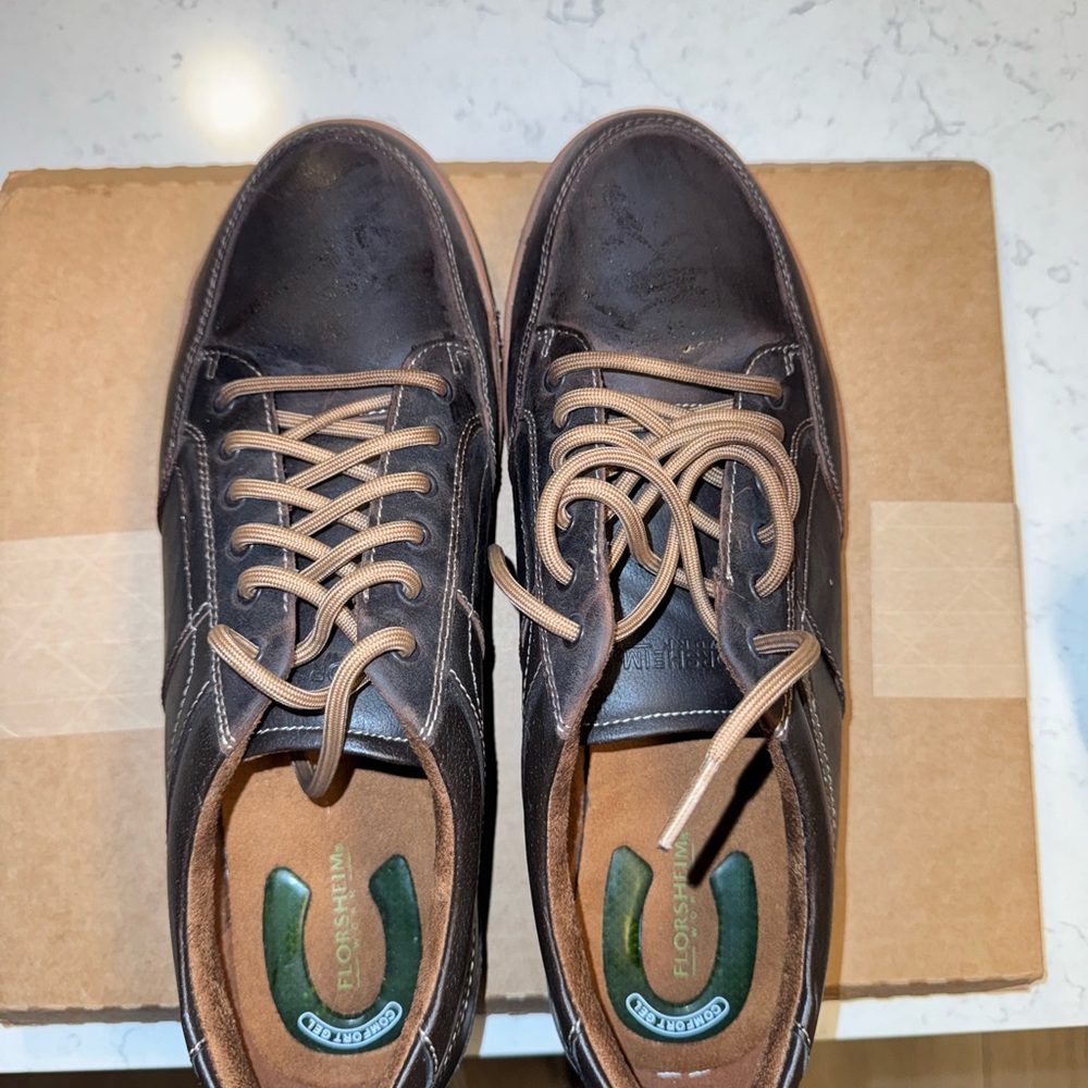 Florsheim Men's Dark Brown Leather Oxfords